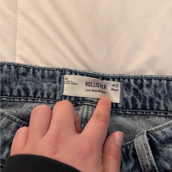 Hollister Light Blue Low Rise Baggy Denim Jeans - Picture 4 of 4